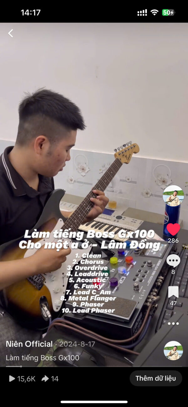 BOSS GX100 - NIÊN PATCH