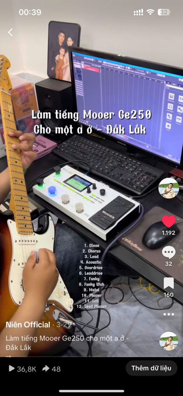 MOOER GE250 - NIÊN PATCH